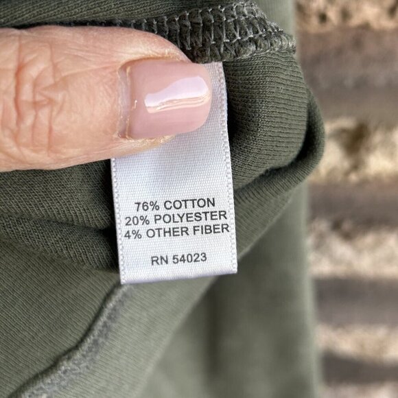 Banana Republic Green Button 1/4 Zip Henley Polo Sweater Size Medium - Picture 3 of 9